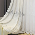 American Retro Christmas Tree Knitted Blackout Curtains