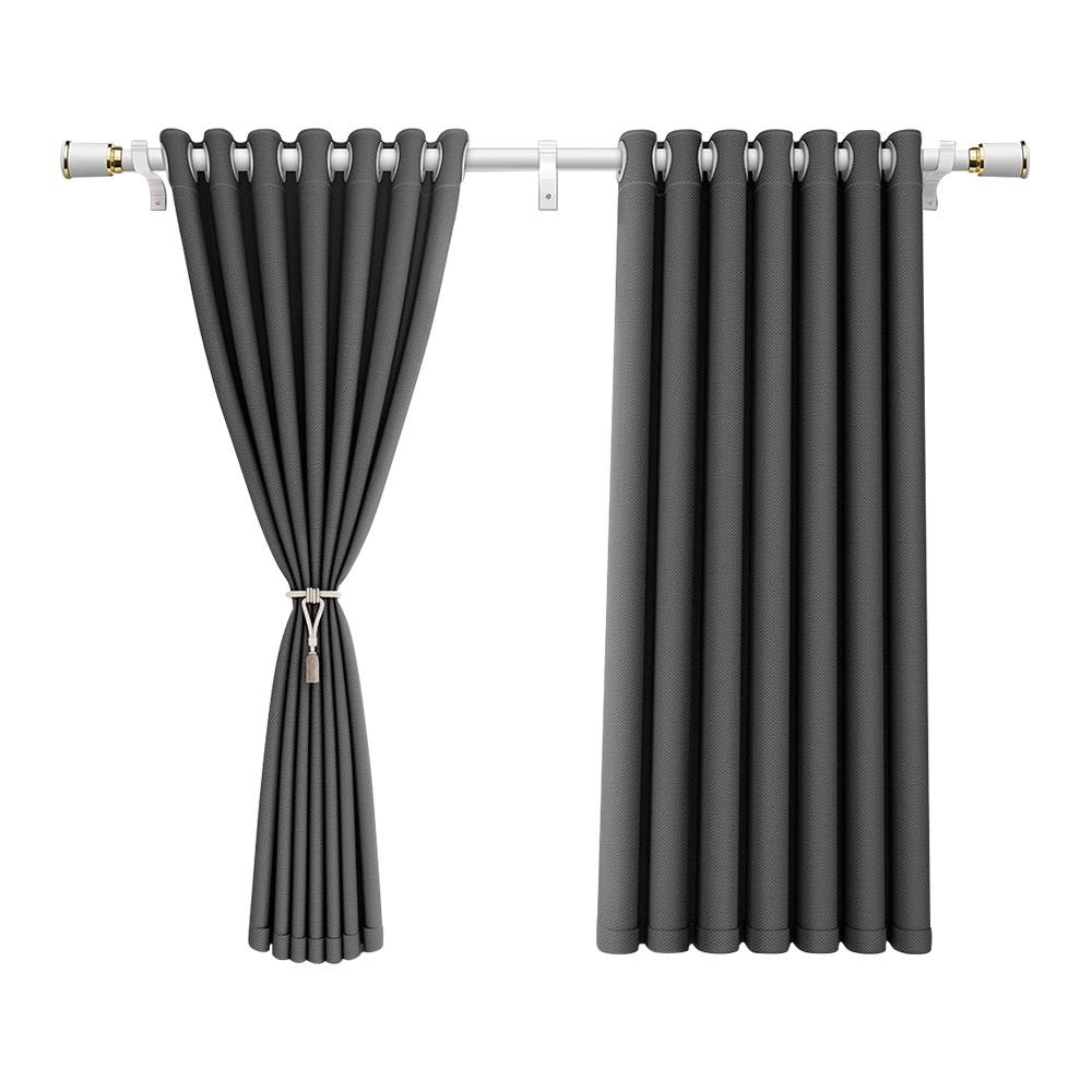 Charcoal grommet curtain product cutout
