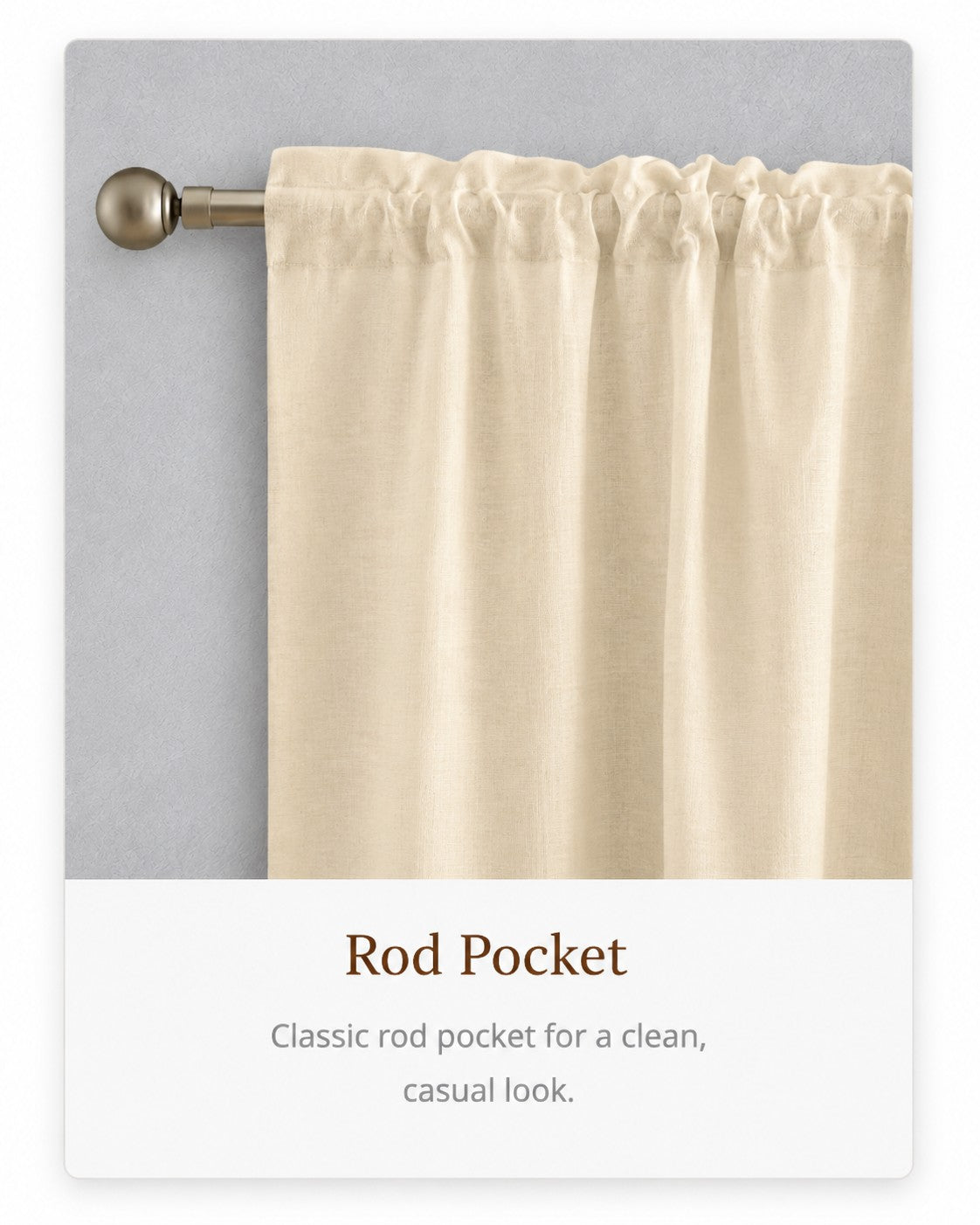Rod Pocket